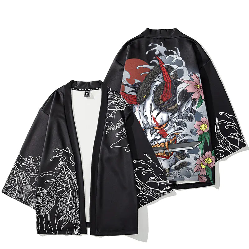 Hand-Painted Cardigan for Men