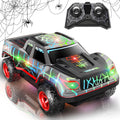 Remote Control Car for Boys Mini RC Racing Cars for Kids Ages 3 and up 2.4Ghz Beginners RC Cars with Cool Light Rechargeable Toy for Boys Ages 3 4 5 6 7 8 Birthday Xmas Gift Black