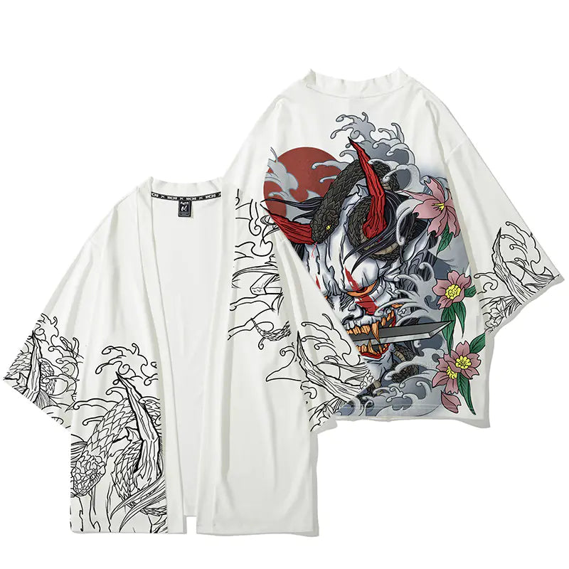 Hand-Painted Cardigan for Men